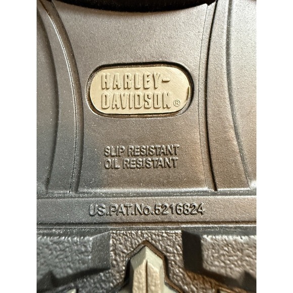 Mens Harley Davidson FXRG Goretex Black Motorcycle Riding Boots Size 14 RARE main image 4